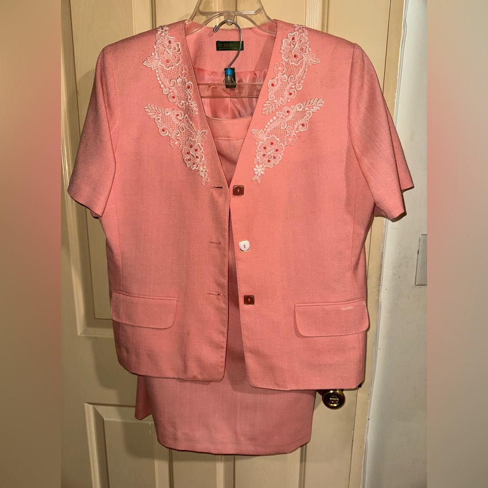 Button up shirt and skirt matching set NEVER USED